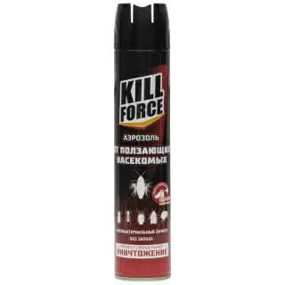 Kill Force (Килл Форс) аэрозоль инсектицидный от ползающих насекомых, 350 мл